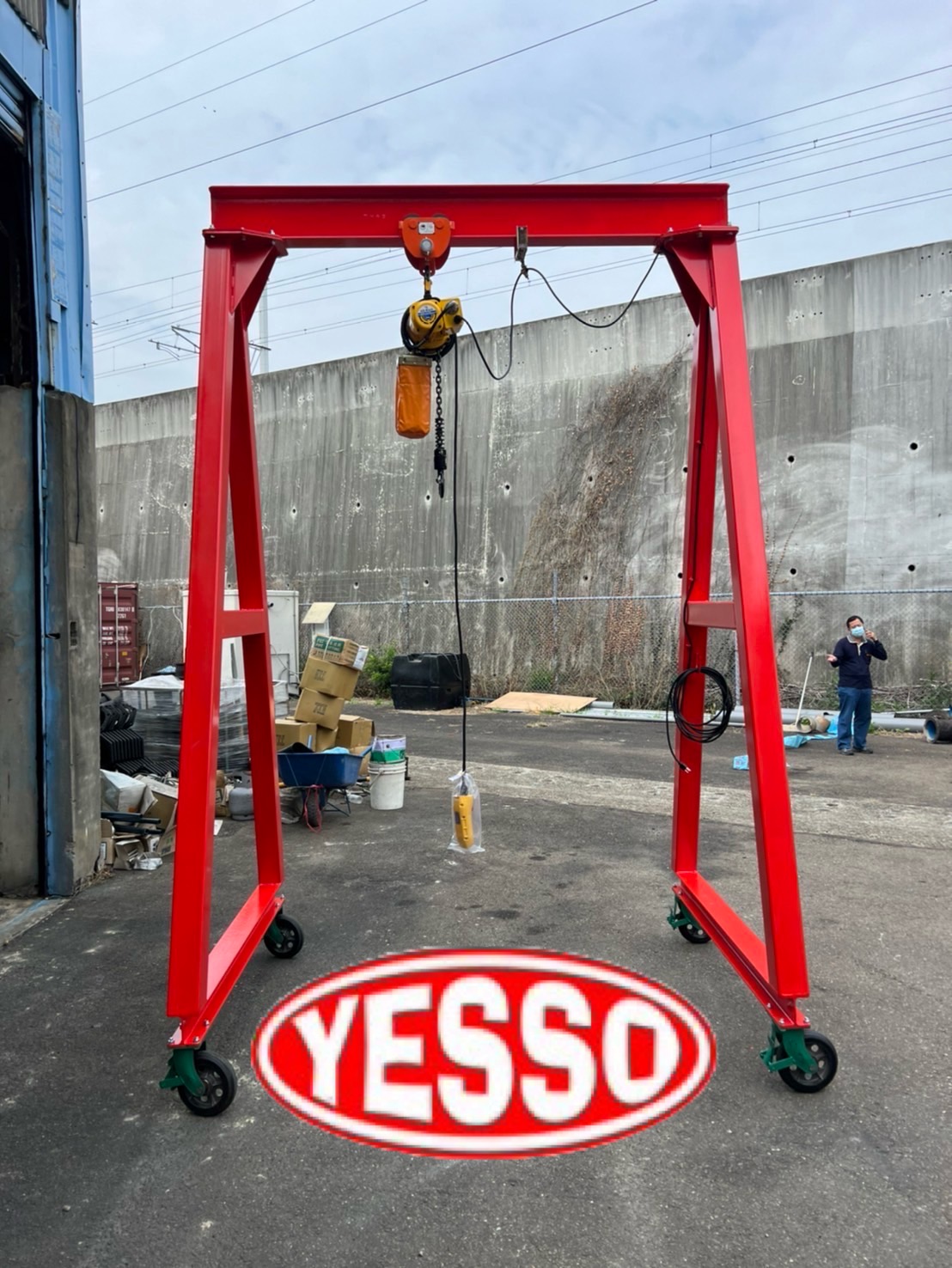 訂製鋼製龍門吊架/雙A架