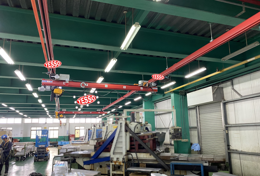 KBK 組合式鋼製輕型軌道天車系統(架空懸掛型)