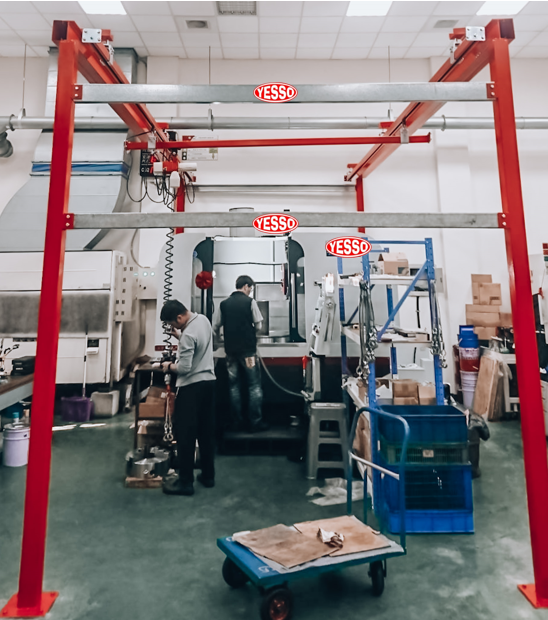 KBK 組合式鋼製輕型軌道天車系統（立柱型）